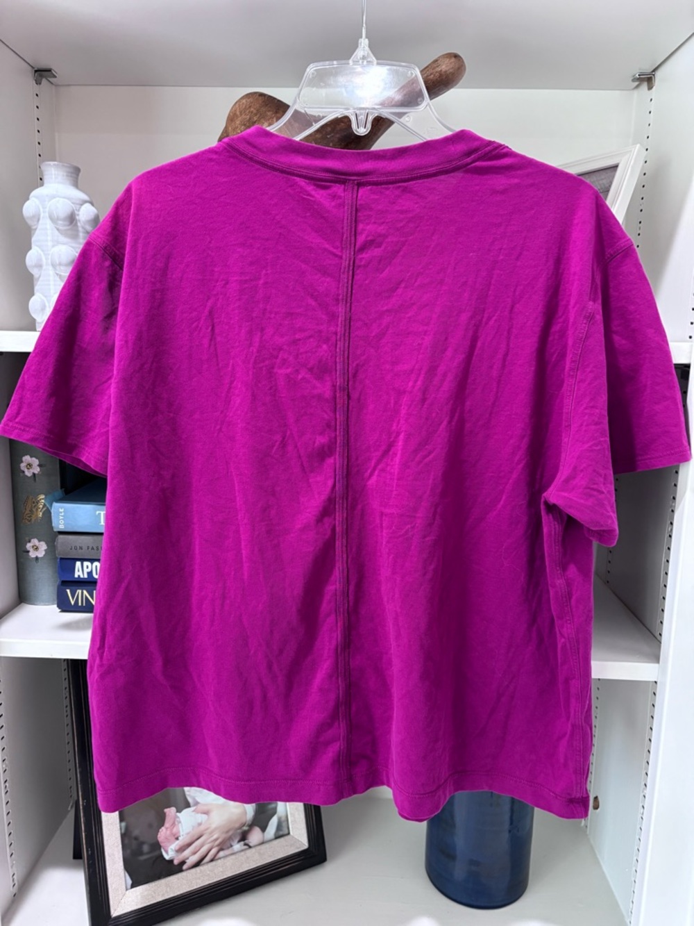 Lululemon Crew Neck T-Shirt - Magenta - Picture 3 of 3
